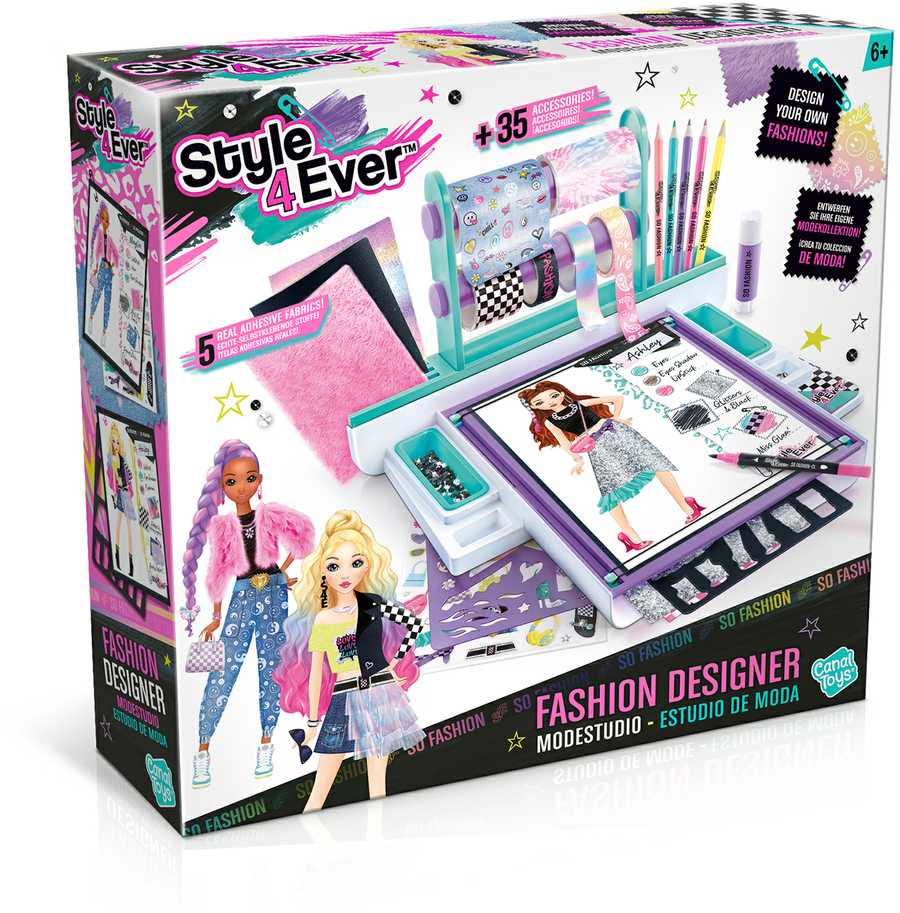 Style 4 Ever CANAL TOYS Rinkinys „Madų dizainerio studija“