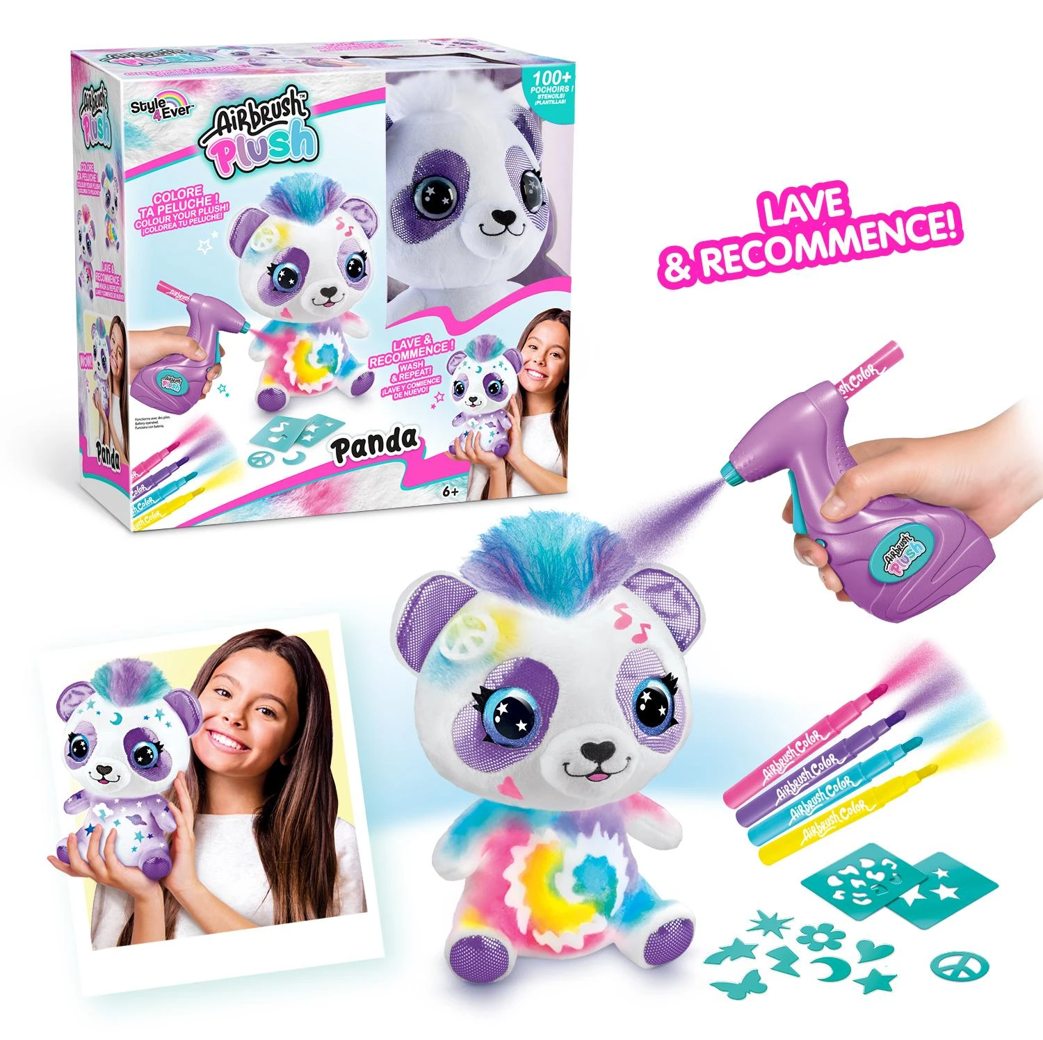 Canal Toys Rinkinys su aerografu „Panda“