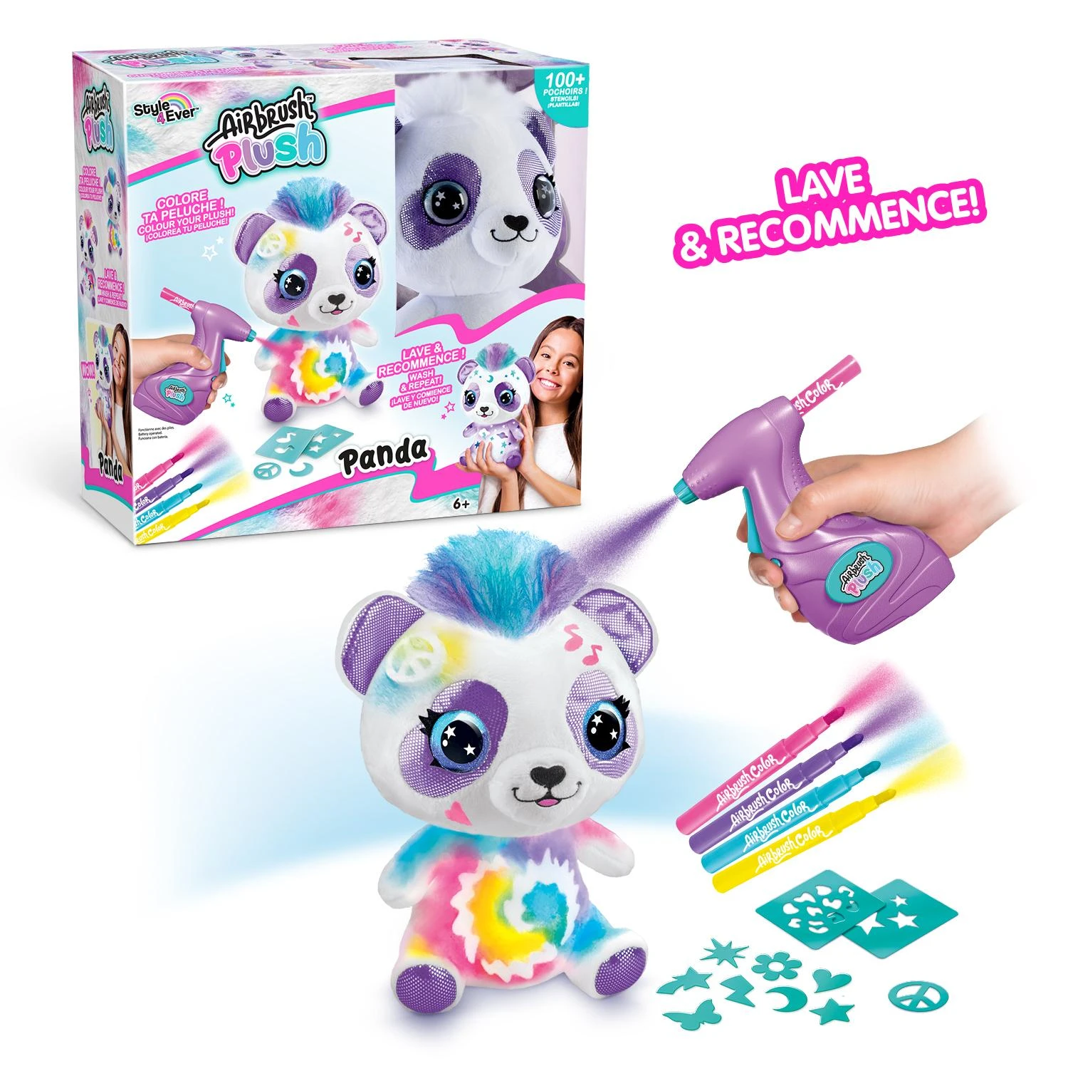 Canal Toys Rinkinys su aerografu „Panda“ aprašymas - Prekės nuotrauka