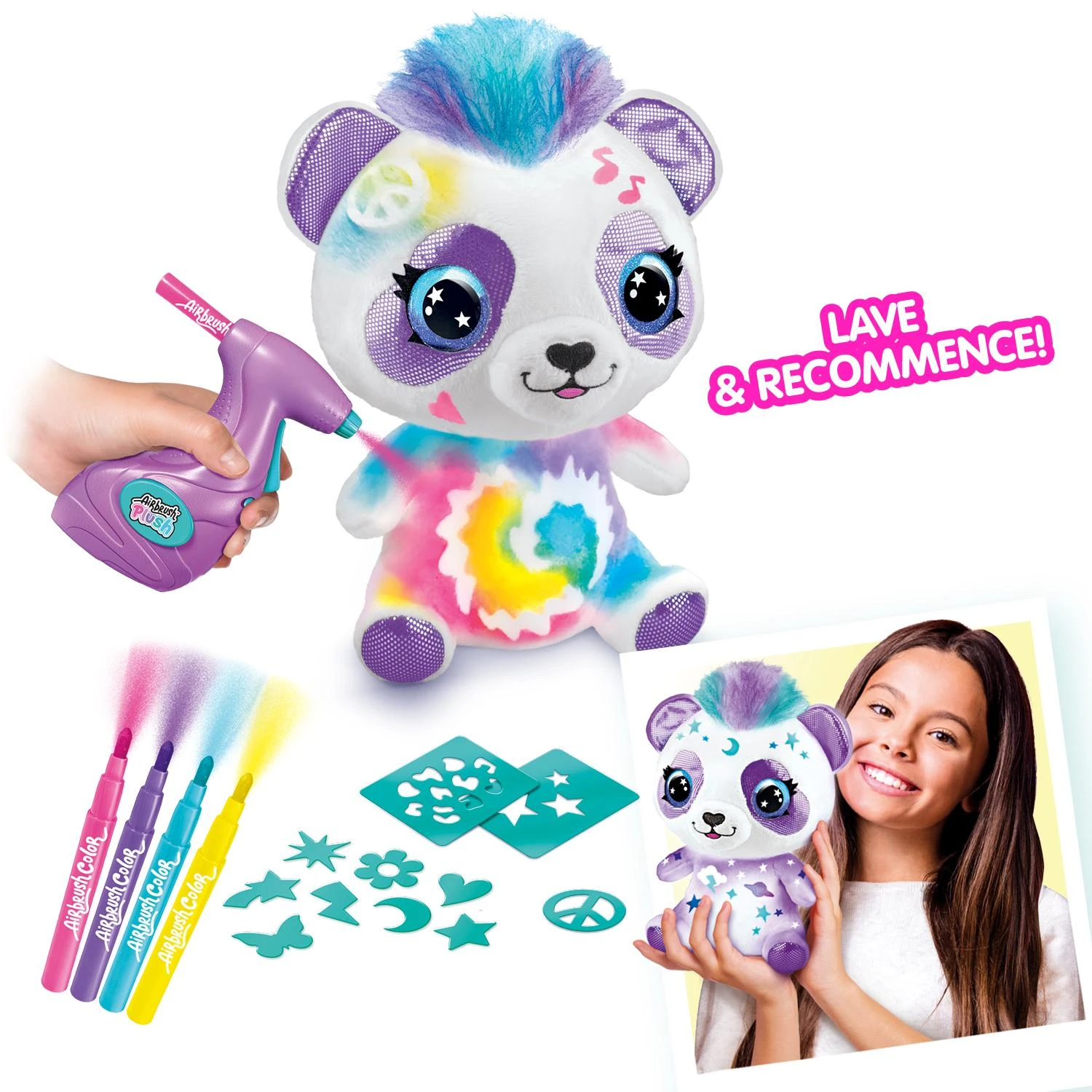 Canal Toys Rinkinys su aerografu „Panda“