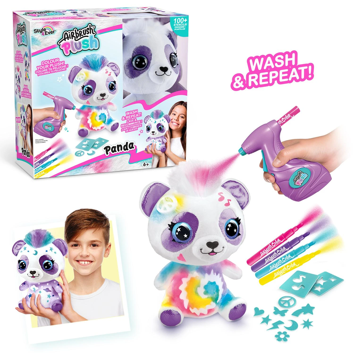 Canal Toys Rinkinys su aerografu „Panda“