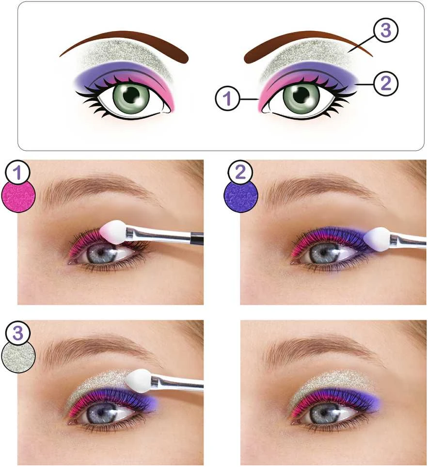 STYLE 4 EVER Kosmetinė su šviečiančiu veidrodėliu