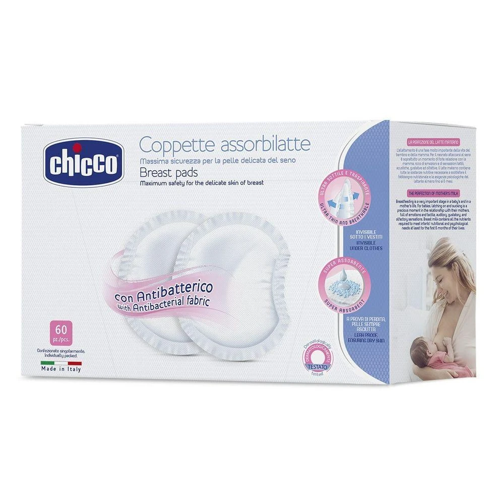 CHICCO įklotai į liemenėlę 60 vnt, 000617730t*00000