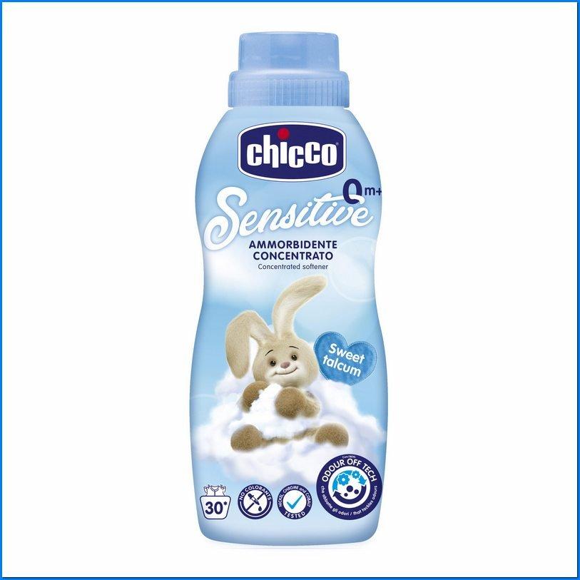 CHICCO audinių minkštiklis SWEET TALCUM, 750ml