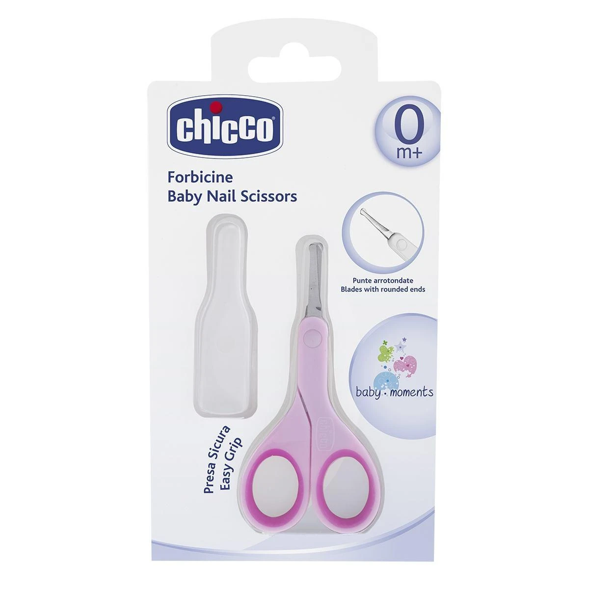 CHICCO žirklutės Rožinė 0m+