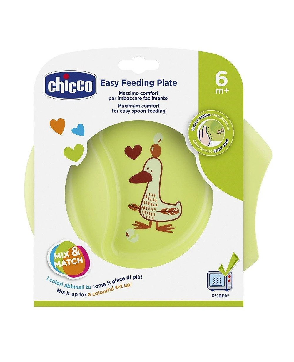 CHICCO lėkštė „Easy feeding“ 6M+, rožinė spalva