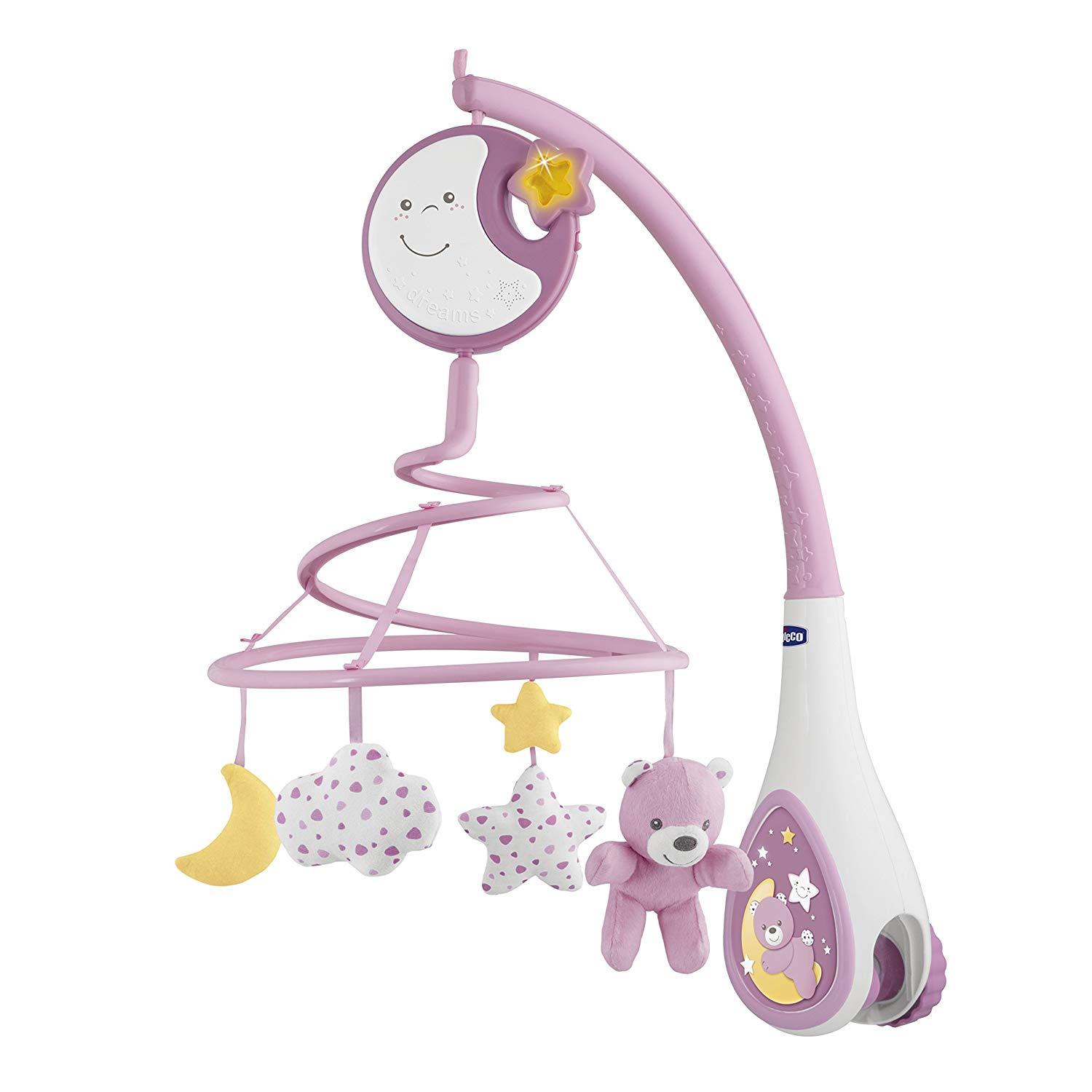 Chicco NEXT2 DREAMS LOVO KARUSELĖ - ROŽINĖ