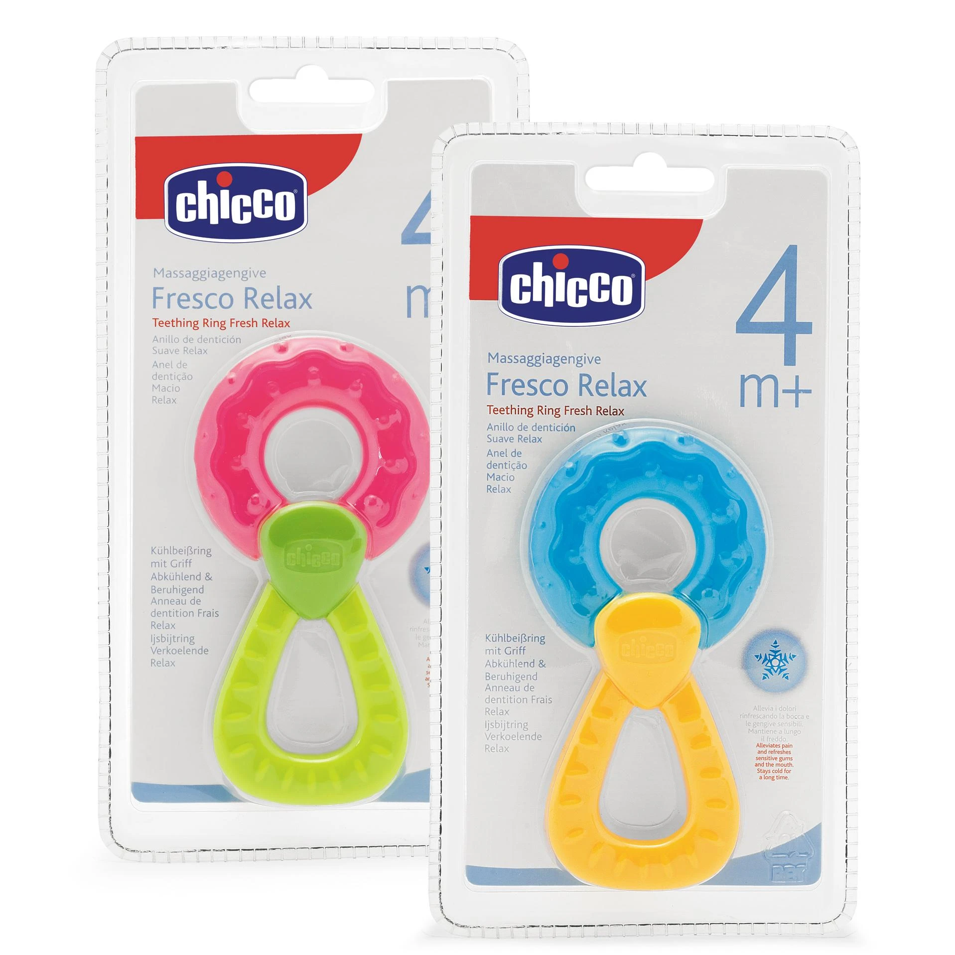 CHICCO kramtukas šaldantis Fresh Relax Ring 4m+