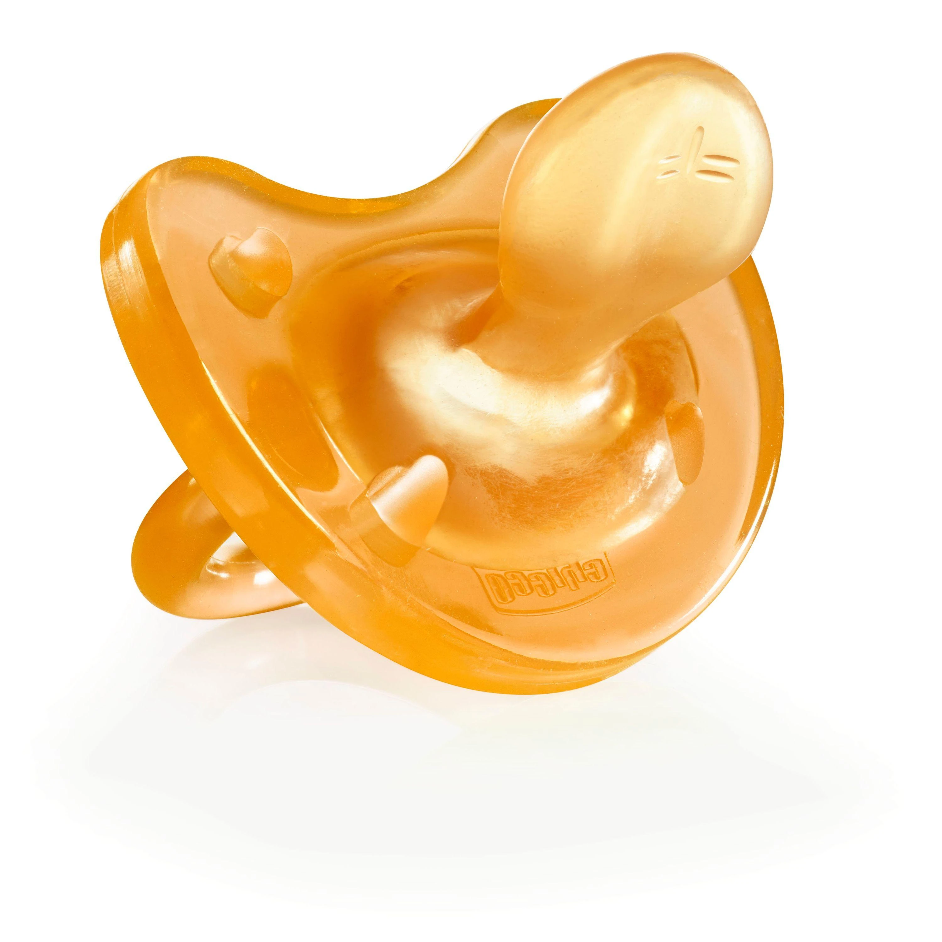 CHICCO žindukas ortodontinis PHYSIO SOFT, 6-12M+, Iš latekso