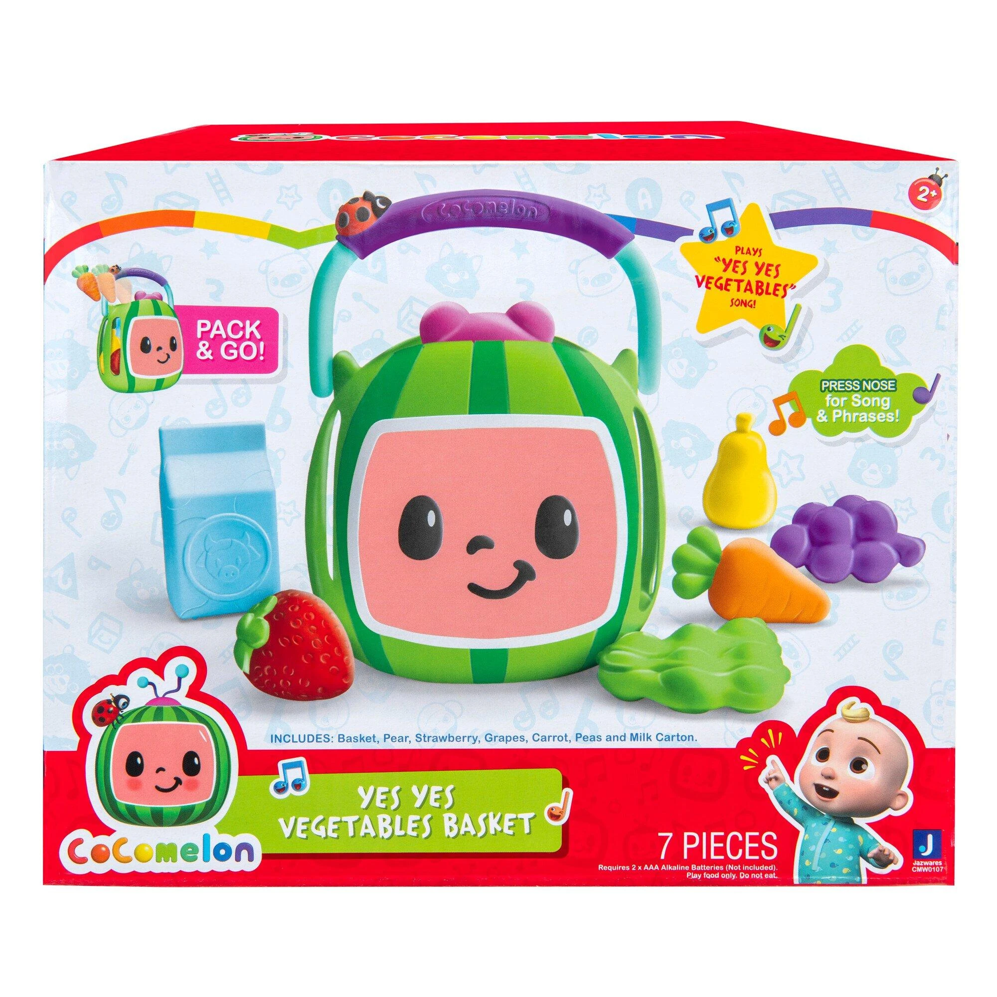 Jazwares COCOMELON Rinkinys „Vaisių ir daržovių krepšelis“