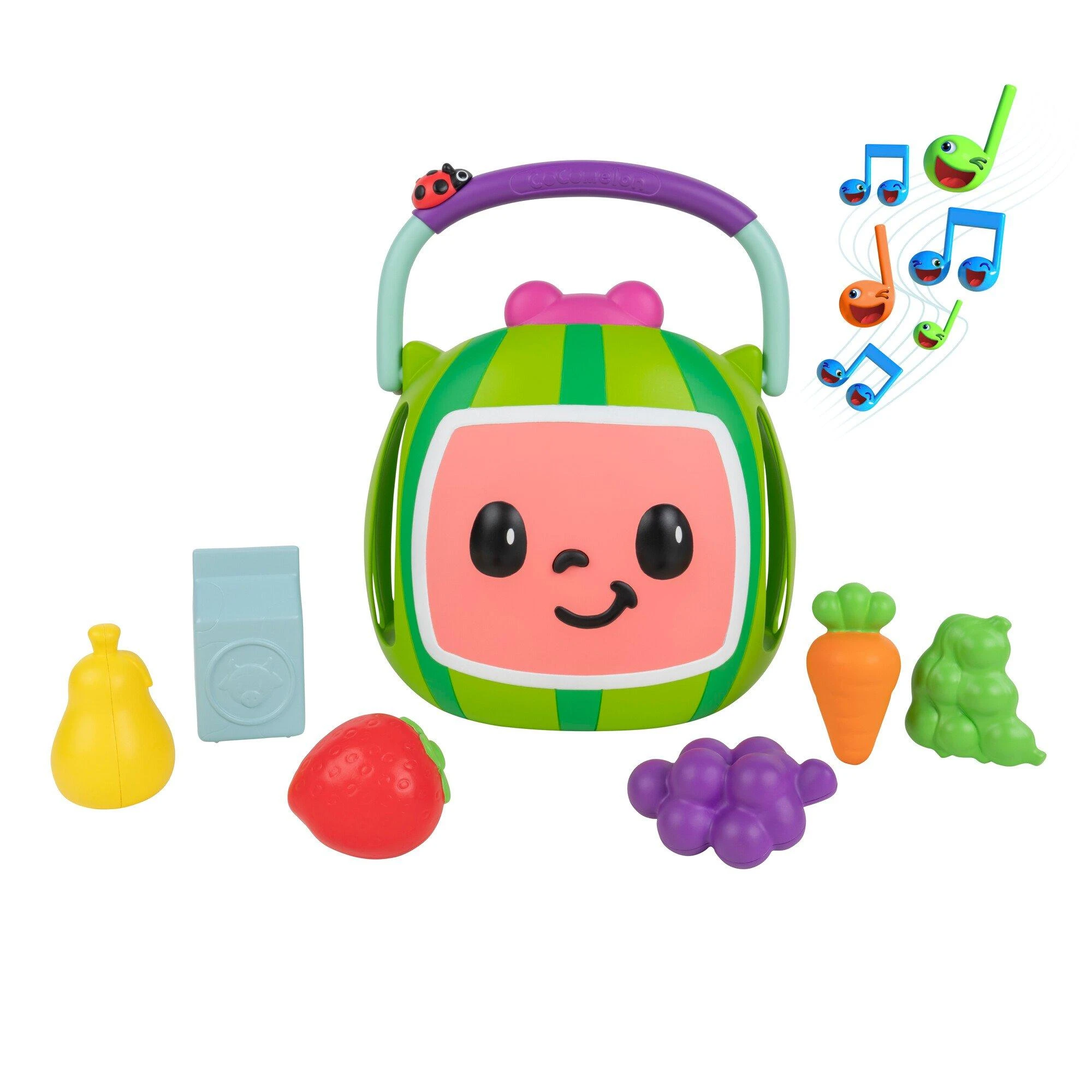 Jazwares COCOMELON Rinkinys „Vaisių ir daržovių krepšelis“