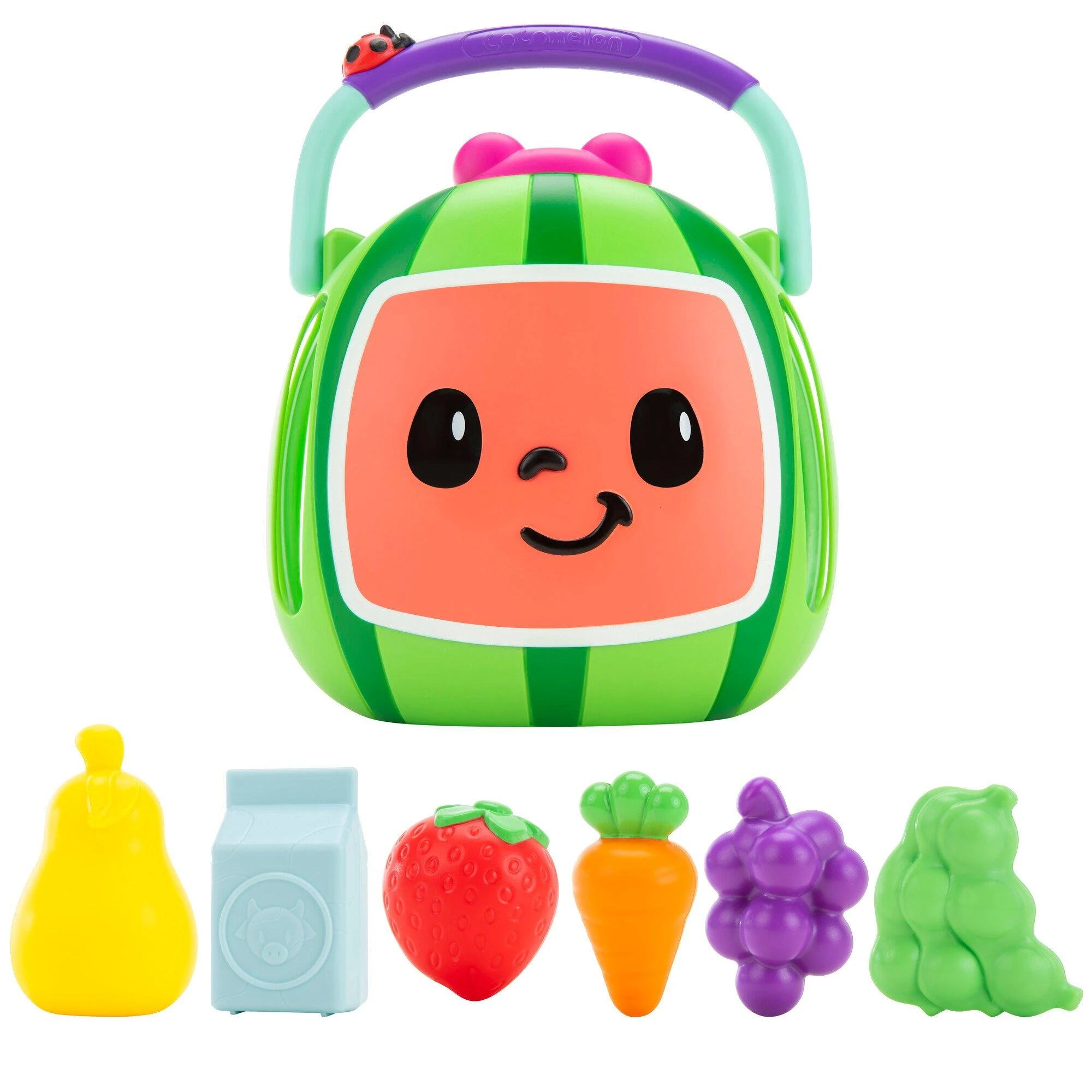 Jazwares COCOMELON Rinkinys „Vaisių ir daržovių krepšelis“