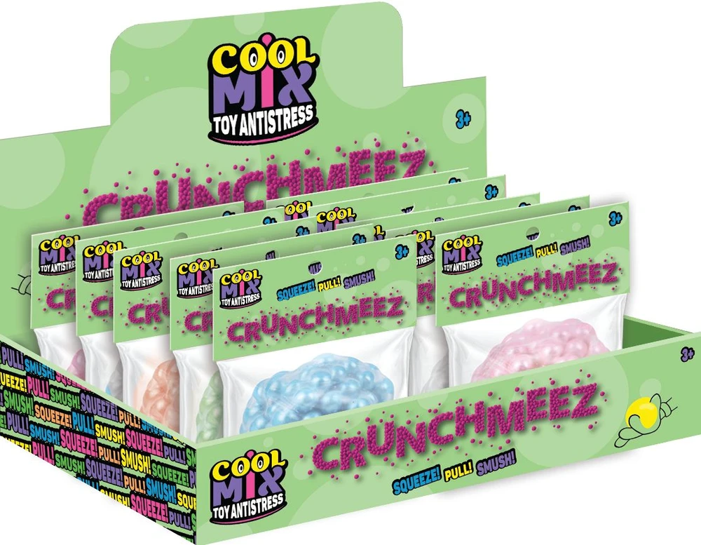 COOL MIX Antistresinis žaislas Crunchmeez, mažas