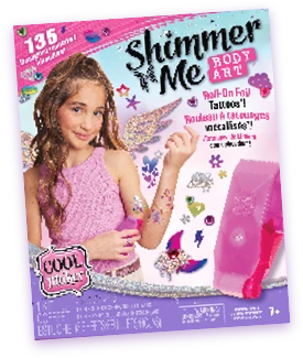 Spin Master COOL Rinkinys „Blizgančios tatuiruotės“