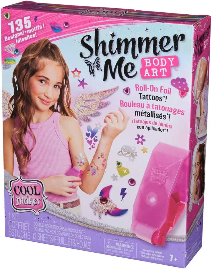 Spin Master COOL Rinkinys „Blizgančios tatuiruotės“