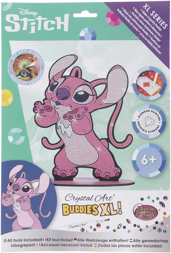 Epee CRAFT BUDDY DISNEY STITCH CRYSTAL ART Figūrėlė „Angel“