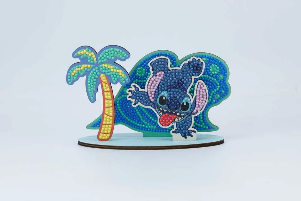 CRAFT BUDDY DISNEY STITCH CRYSTAL ART Rinkinys „Banglentininkas Stičas“