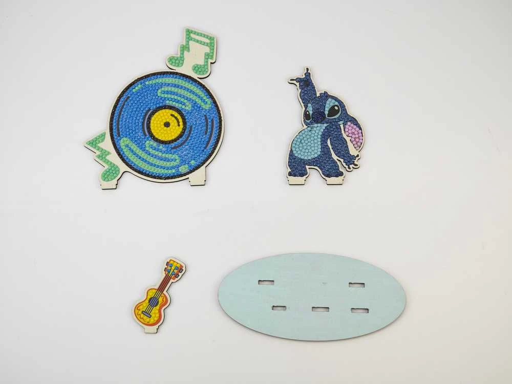 CRAFT BUDDY DISNEY STITCH CRYSTAL ART Rinkinys „Muzikantas Stičas“