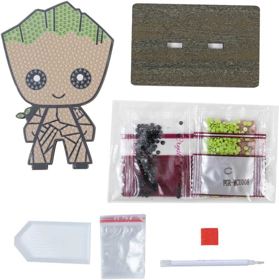 CRAFT BUDDY MARVEL CRYSTAL ART Figūrėlė „Groot“