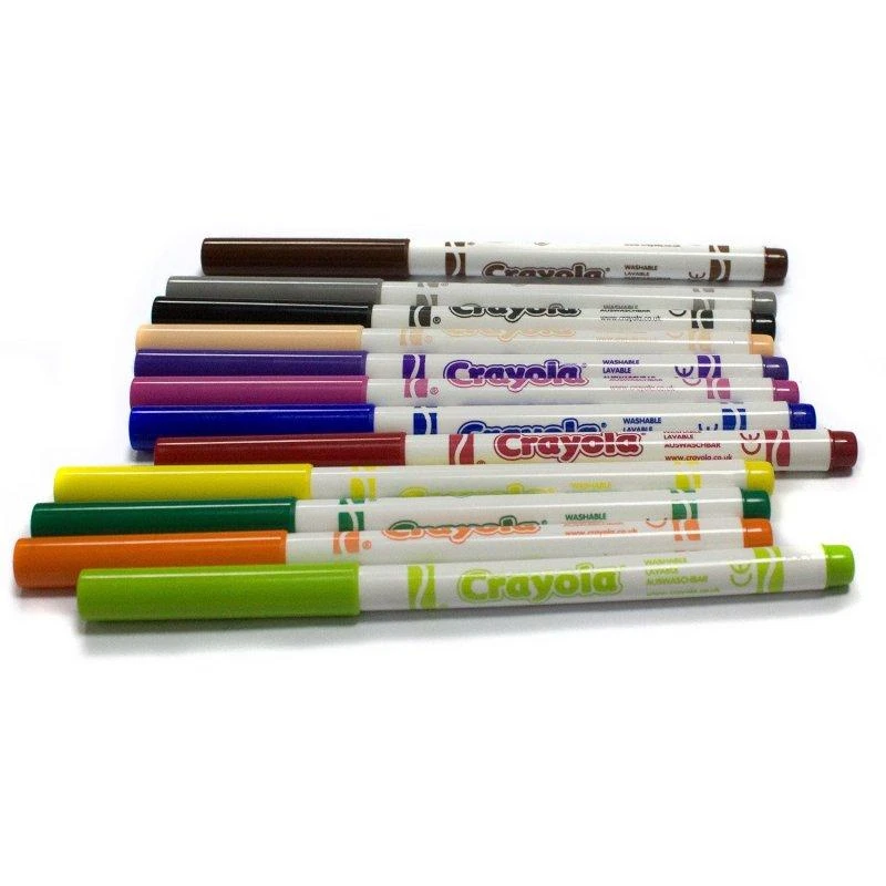 Crayola, Inc. 12 SUPER PATARIMAI PLAUNAMAS MARKER