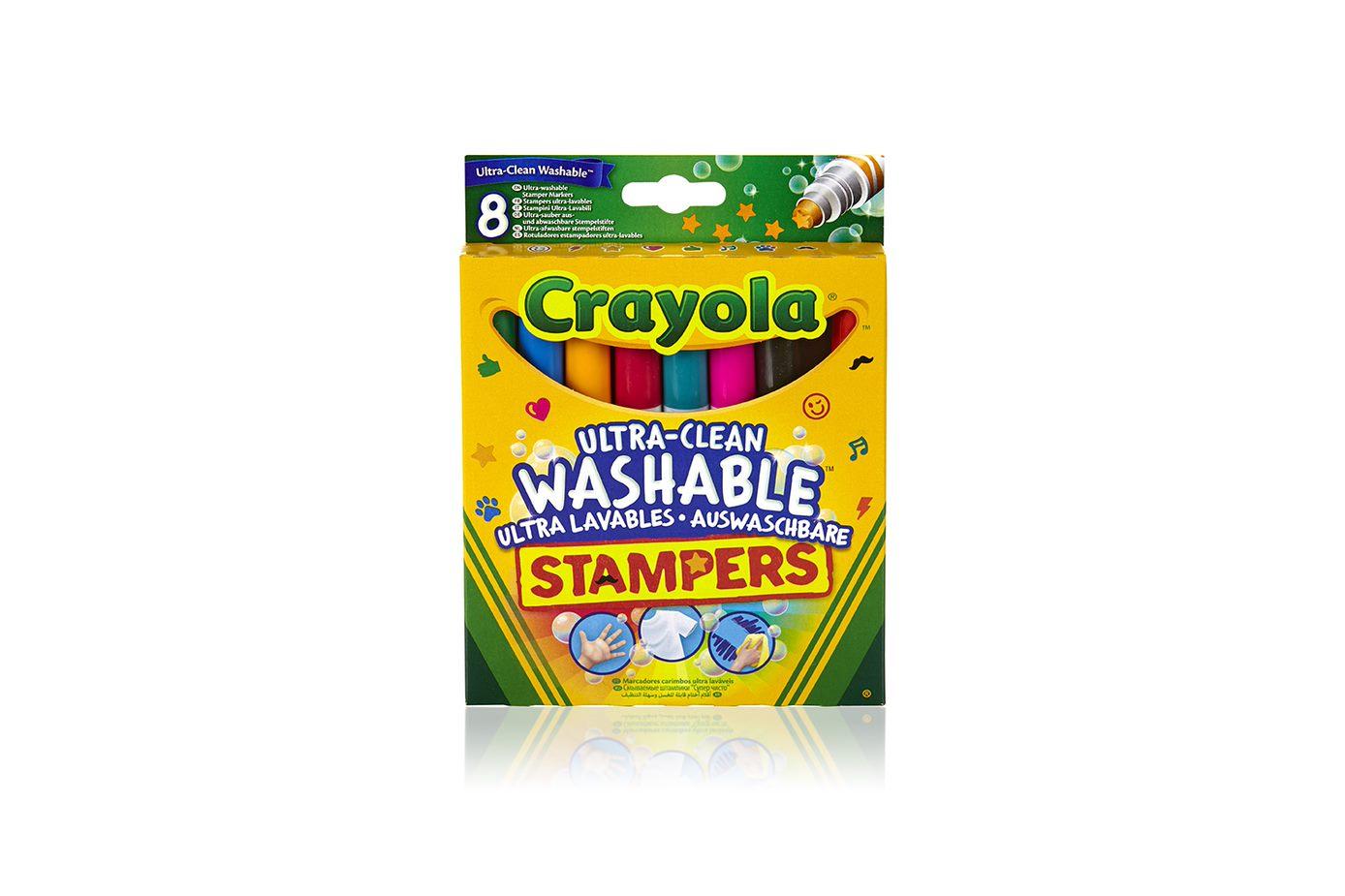 Crayola, Inc. Crayola Flomasteriai su antspaudukais (8 vnt)