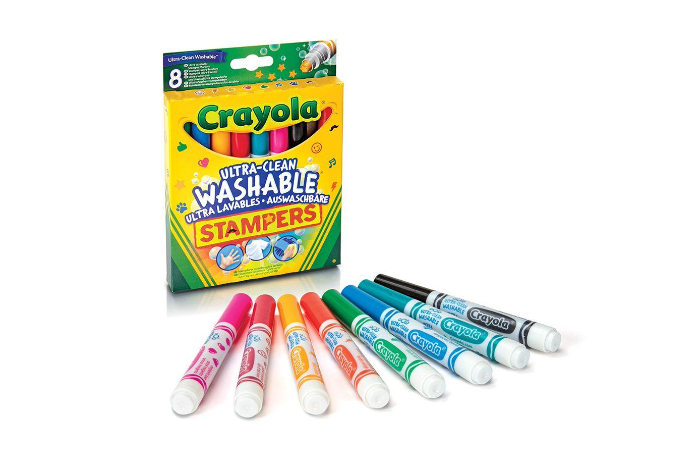 Crayola, Inc. Crayola Flomasteriai su antspaudukais (8 vnt)
