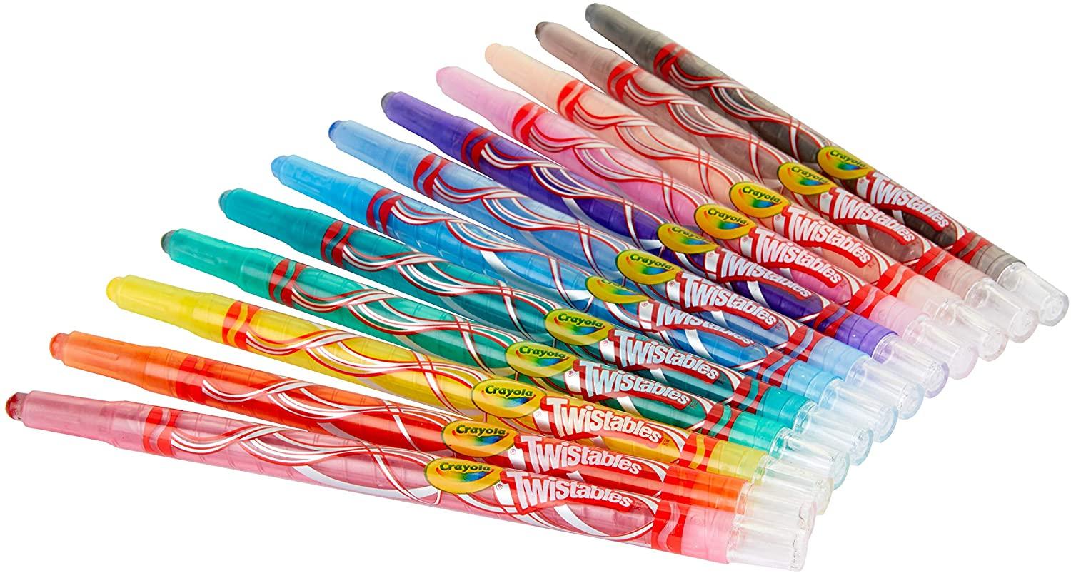 Crayola, Inc. CRAYOLA Išsukamos kreidelės, 12 vnt.