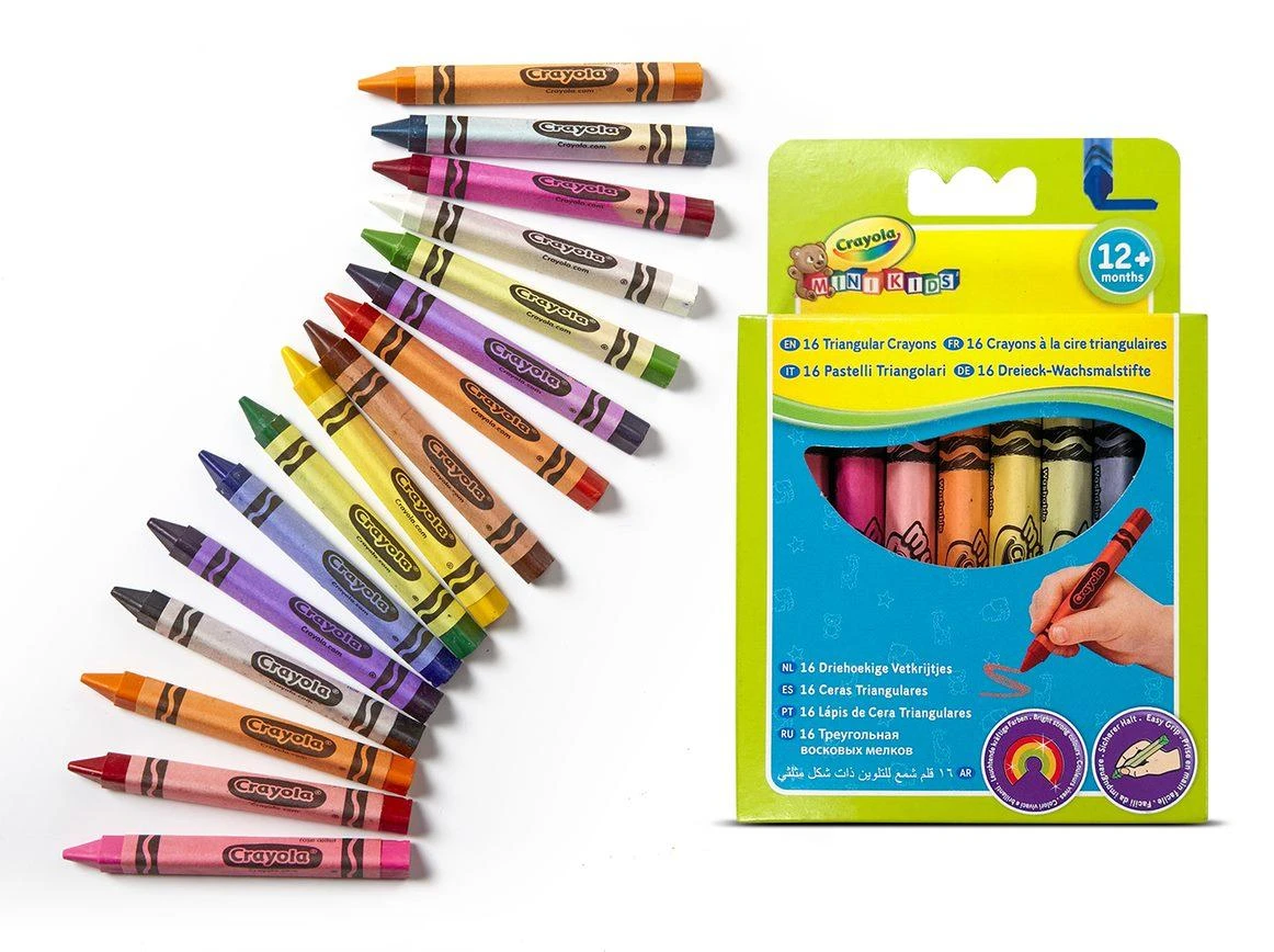 Crayola, Inc. Crayola Trikampės kreidelės (16 vnt.)