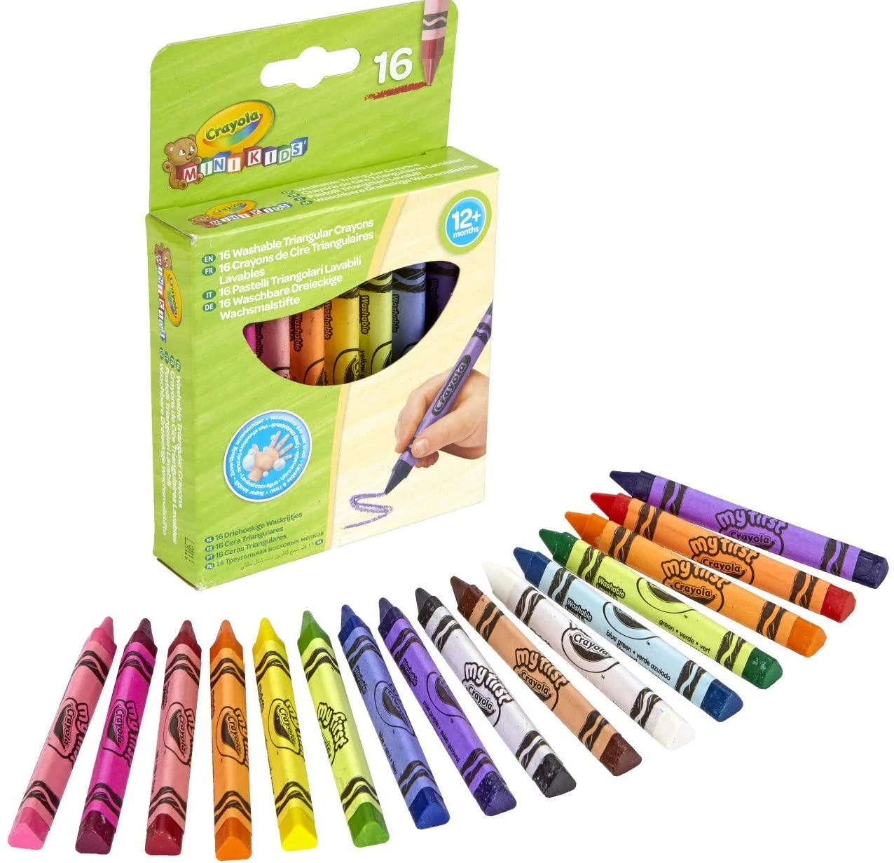 Crayola, Inc. Crayola Trikampės kreidelės (16 vnt.)
