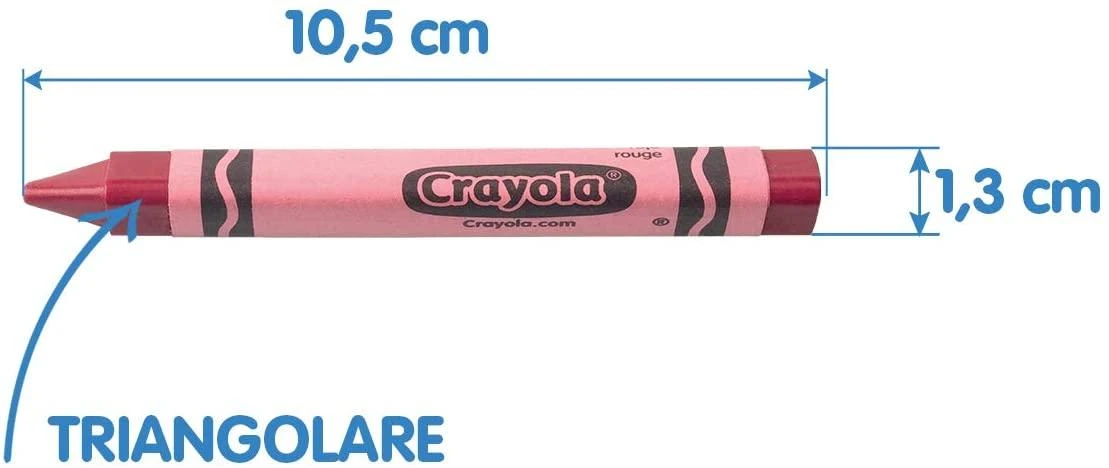 Crayola, Inc. Crayola Trikampės kreidelės (16 vnt.)