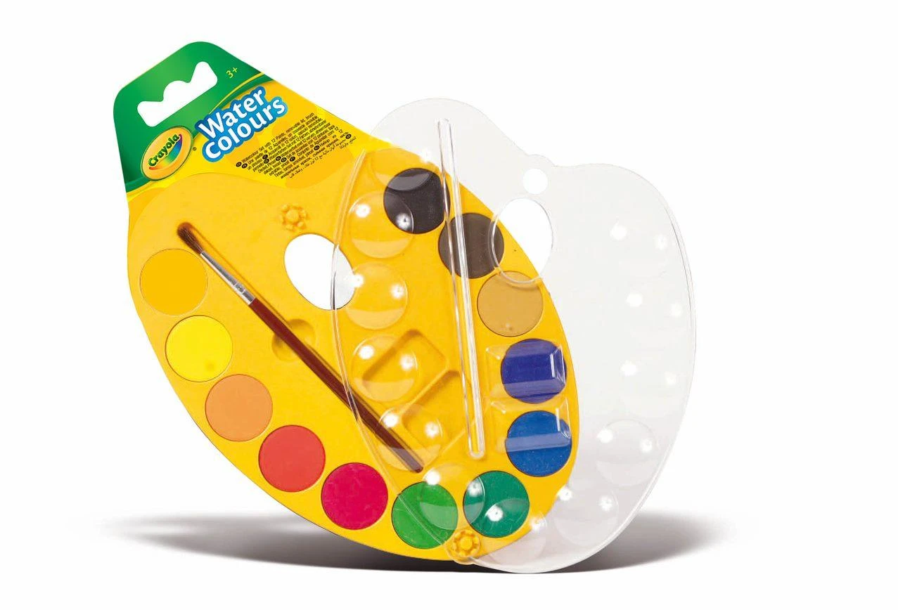 Crayola, Inc. CRAYOLA Vandeniniai dažai (12 spalvų)