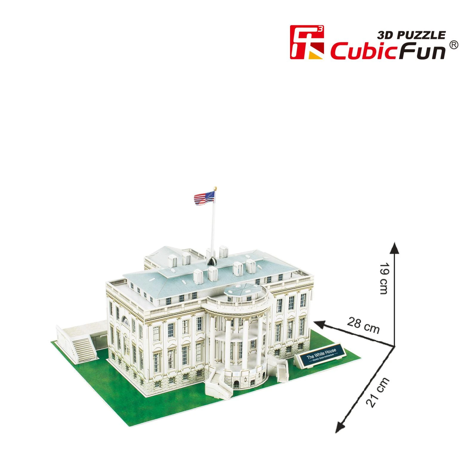 Dėlionė CUBICFUN Valge Maja