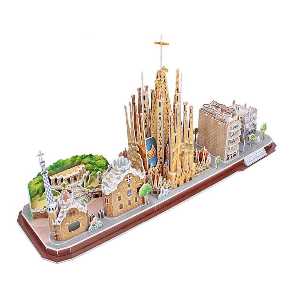 CUBICFUN 3D dėlionė „Barselona“