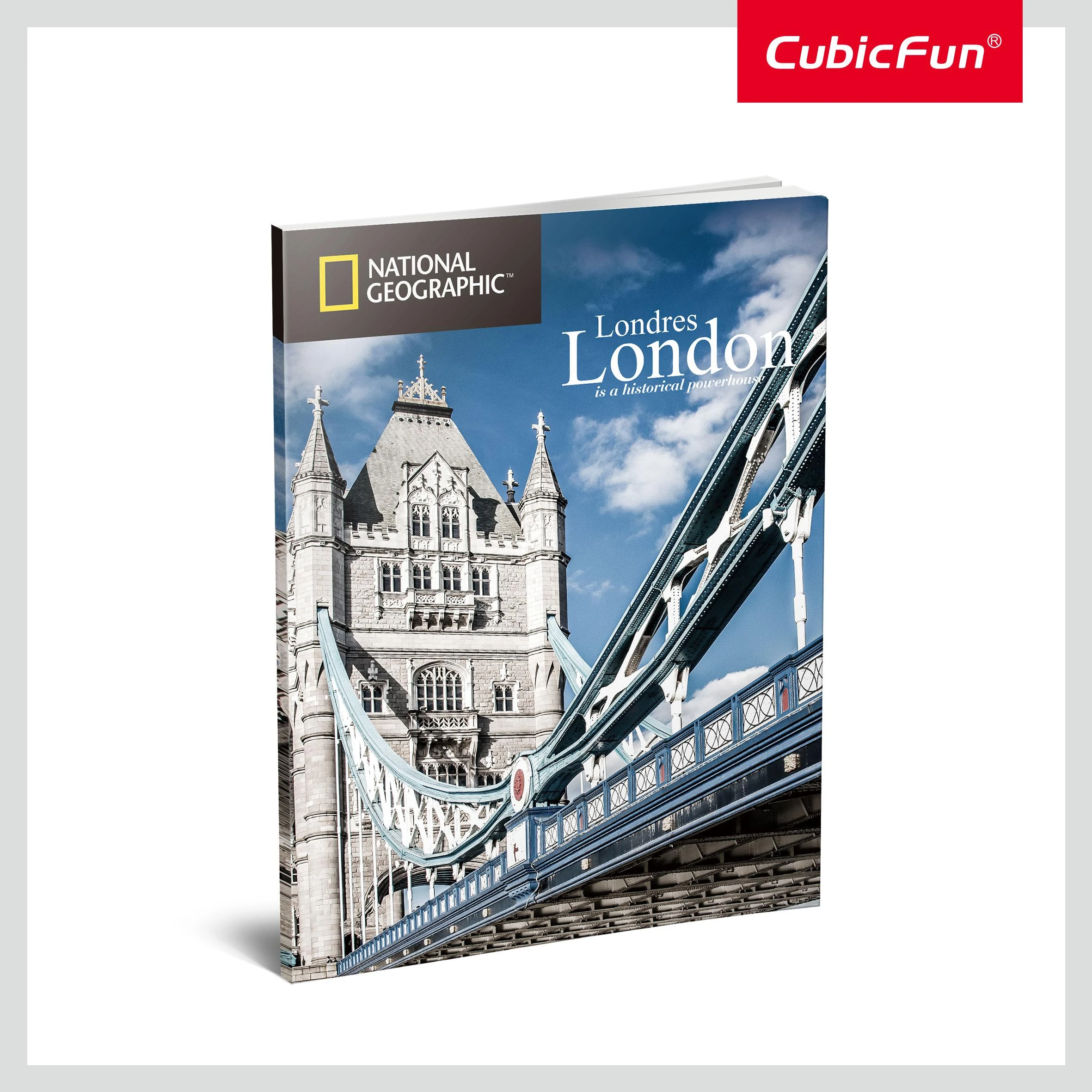 CUBICFUN 3D dėlionė iš serijos „National Geographic“ - „Tauerio tiltas“