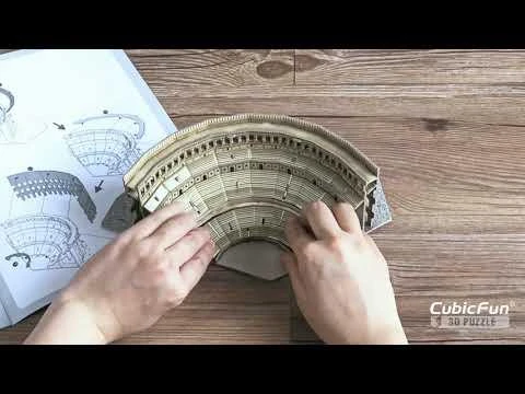CUBICFUN 3D dėlionė iš serijos „National Geographic“ - „Koliziejus“