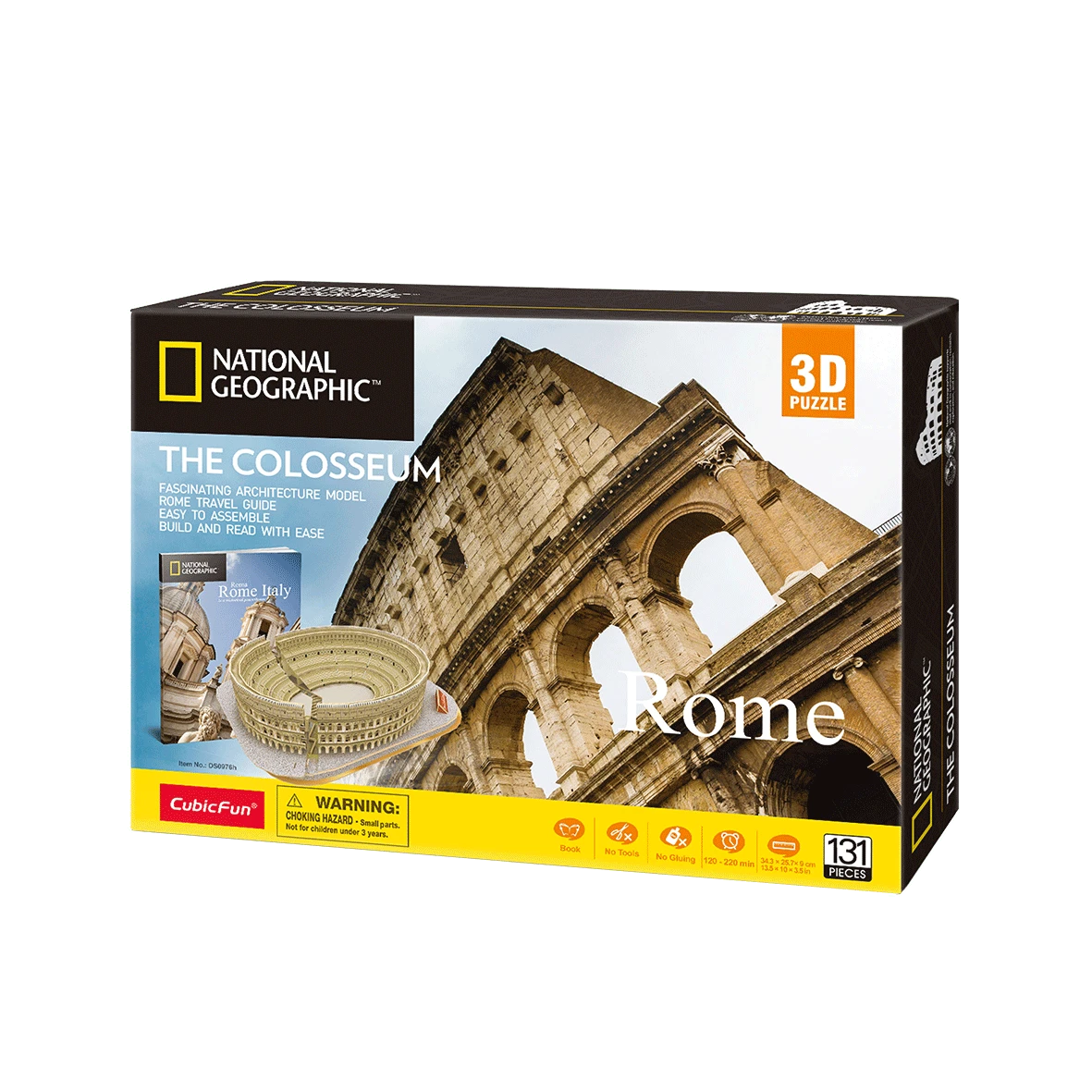 CUBICFUN 3D dėlionė iš serijos „National Geographic“ - „Koliziejus“