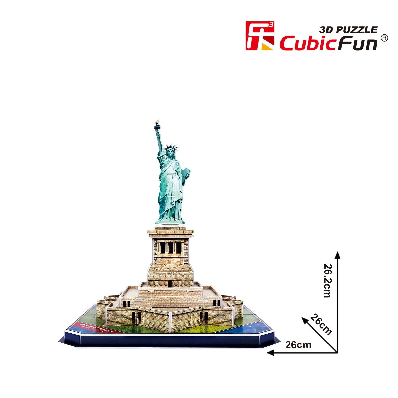CUBICFUN 3D dėlionė „Laisvės statula“