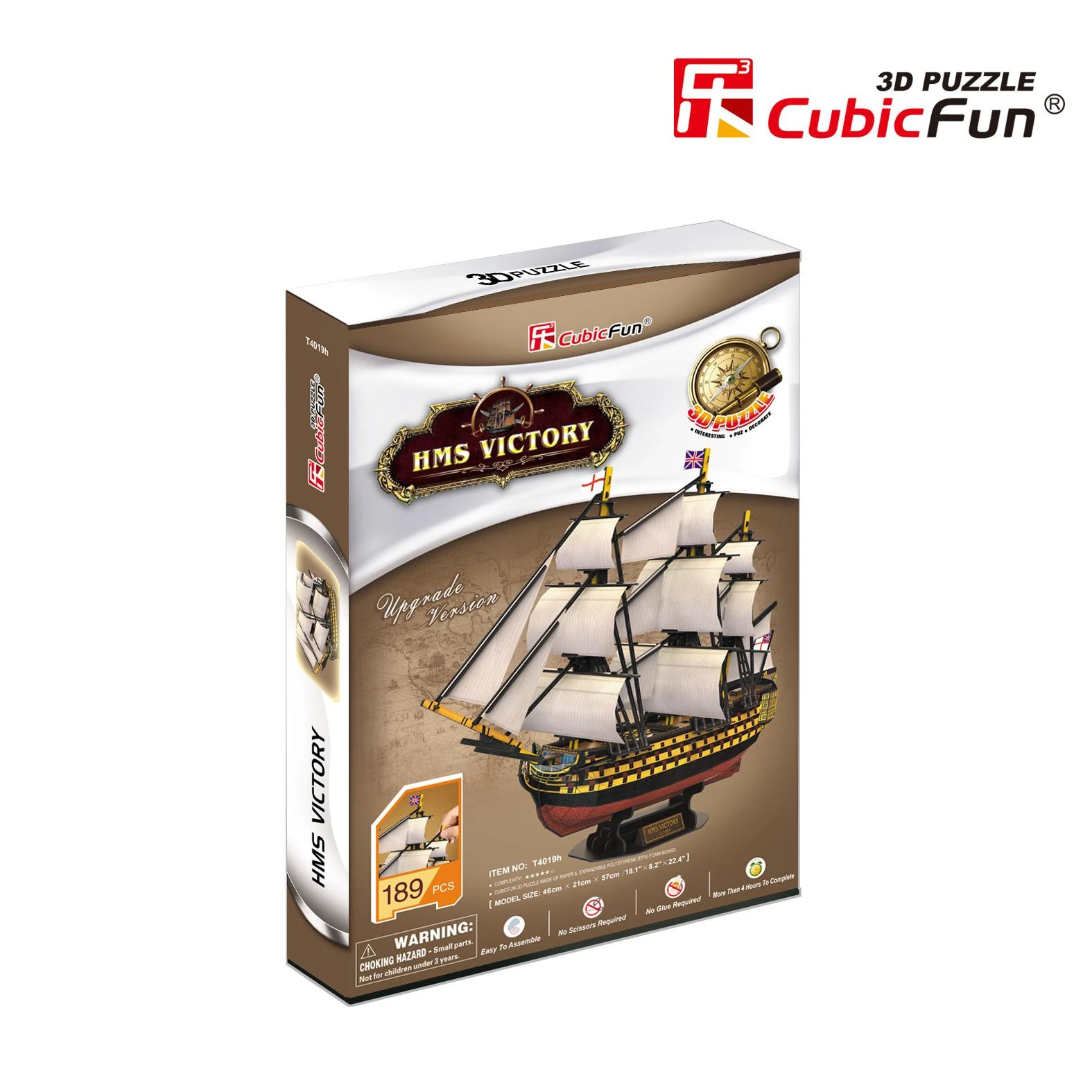 CUBICFUN 3D dėlionė „Laivas Karalienė Viktorija“