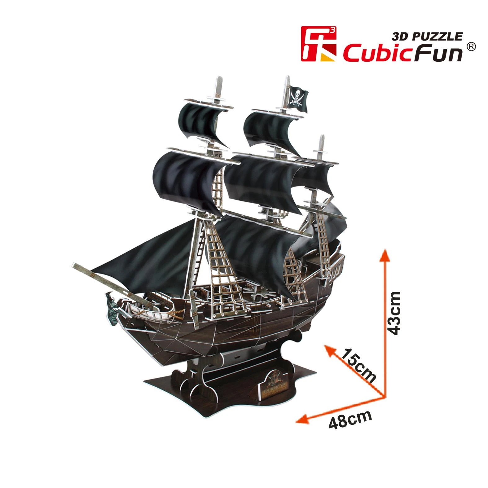 CUBICFUN 3D dėlionė „Laivas Karalienė Ana“