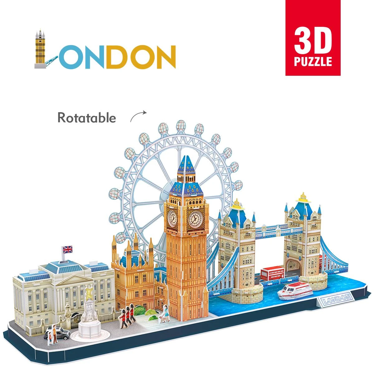 CUBICFUN 3D dėlionė „Londonas“