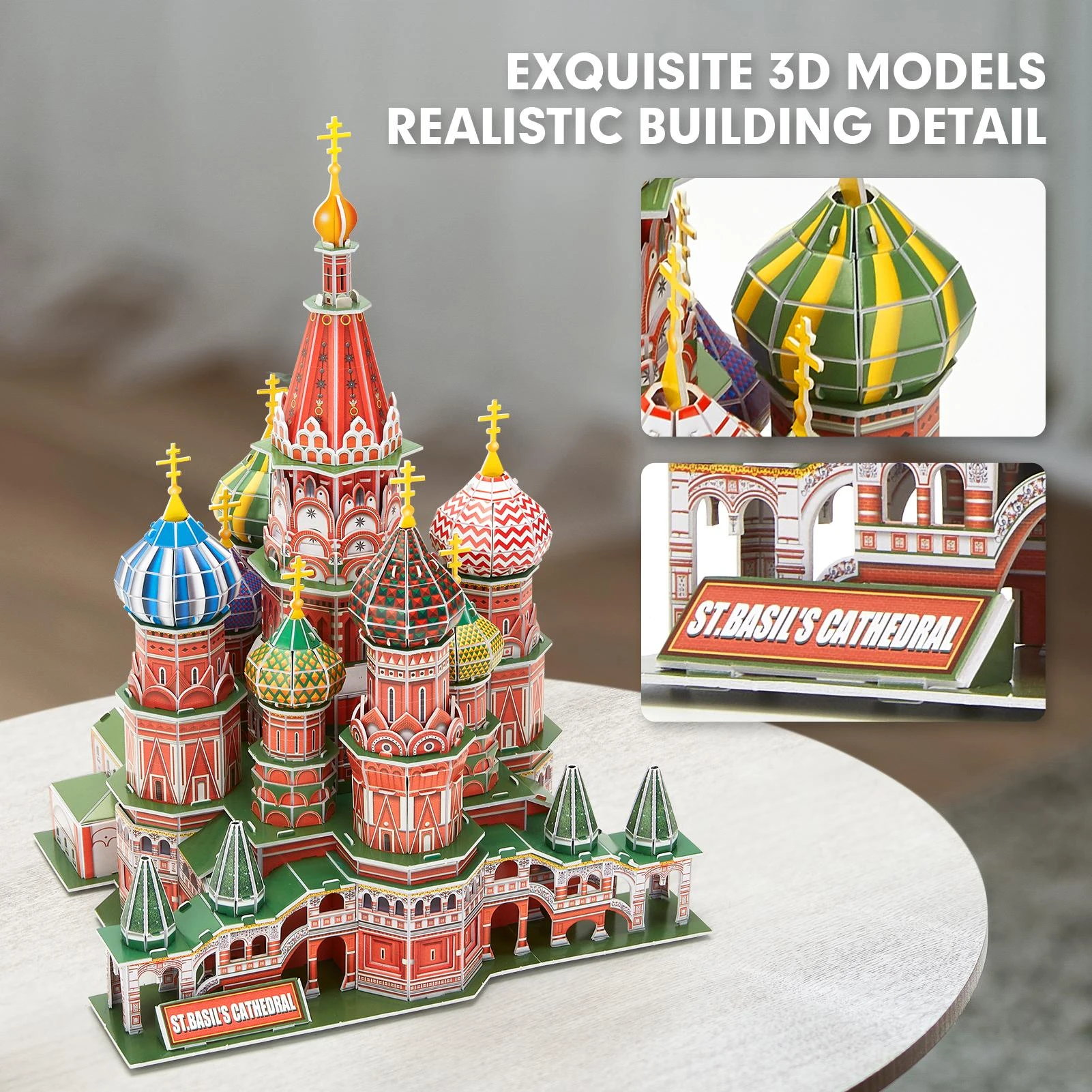 CUBICFUN 3D dėlionė „NatGeo: Šv. Bazilijaus katedra“