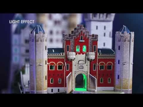 Dėlionė Dante CubicFun 3D galvosūkis Noišvanšteino pilis
