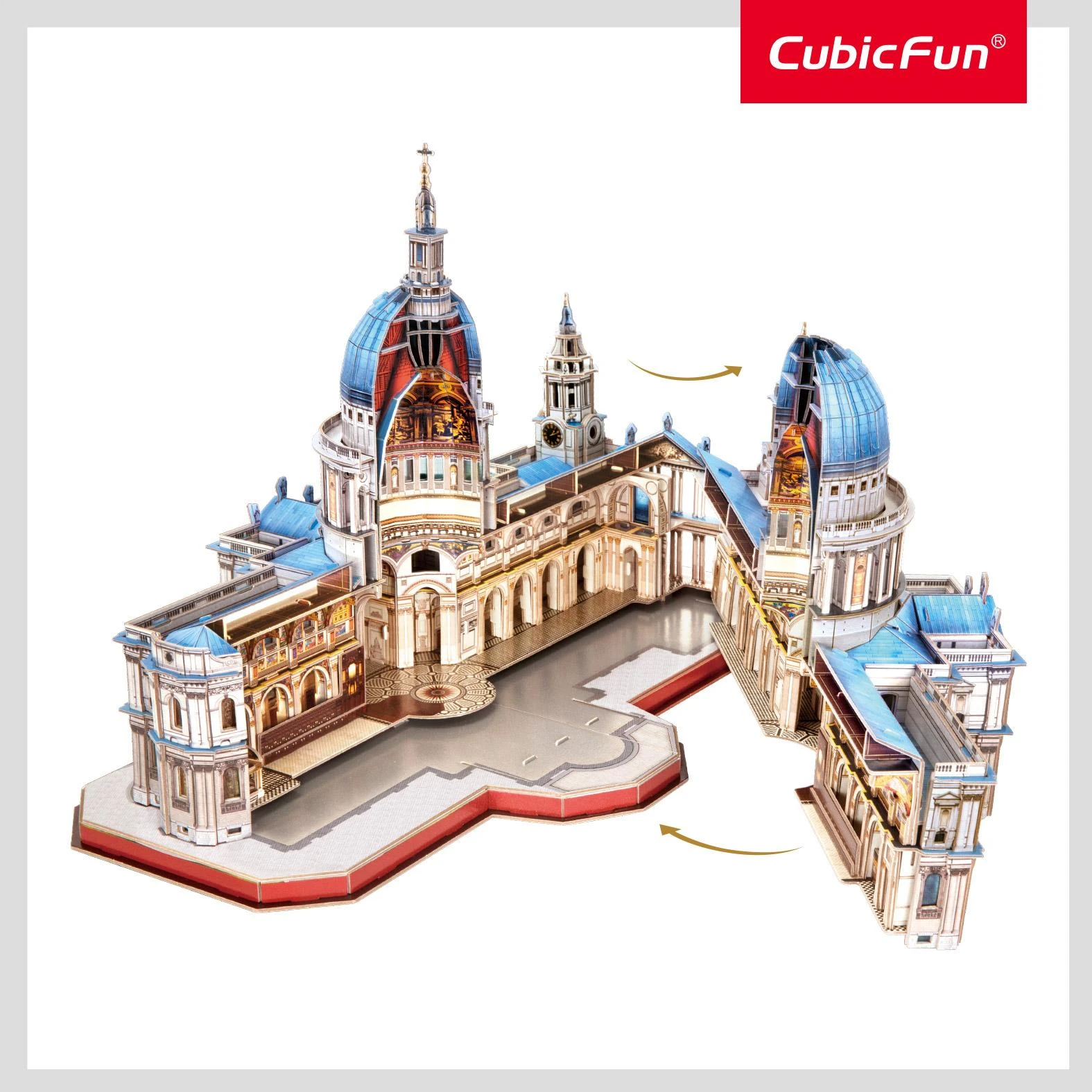 CUBICFUN 3D dėlionė „Švento Pauliaus katedra“