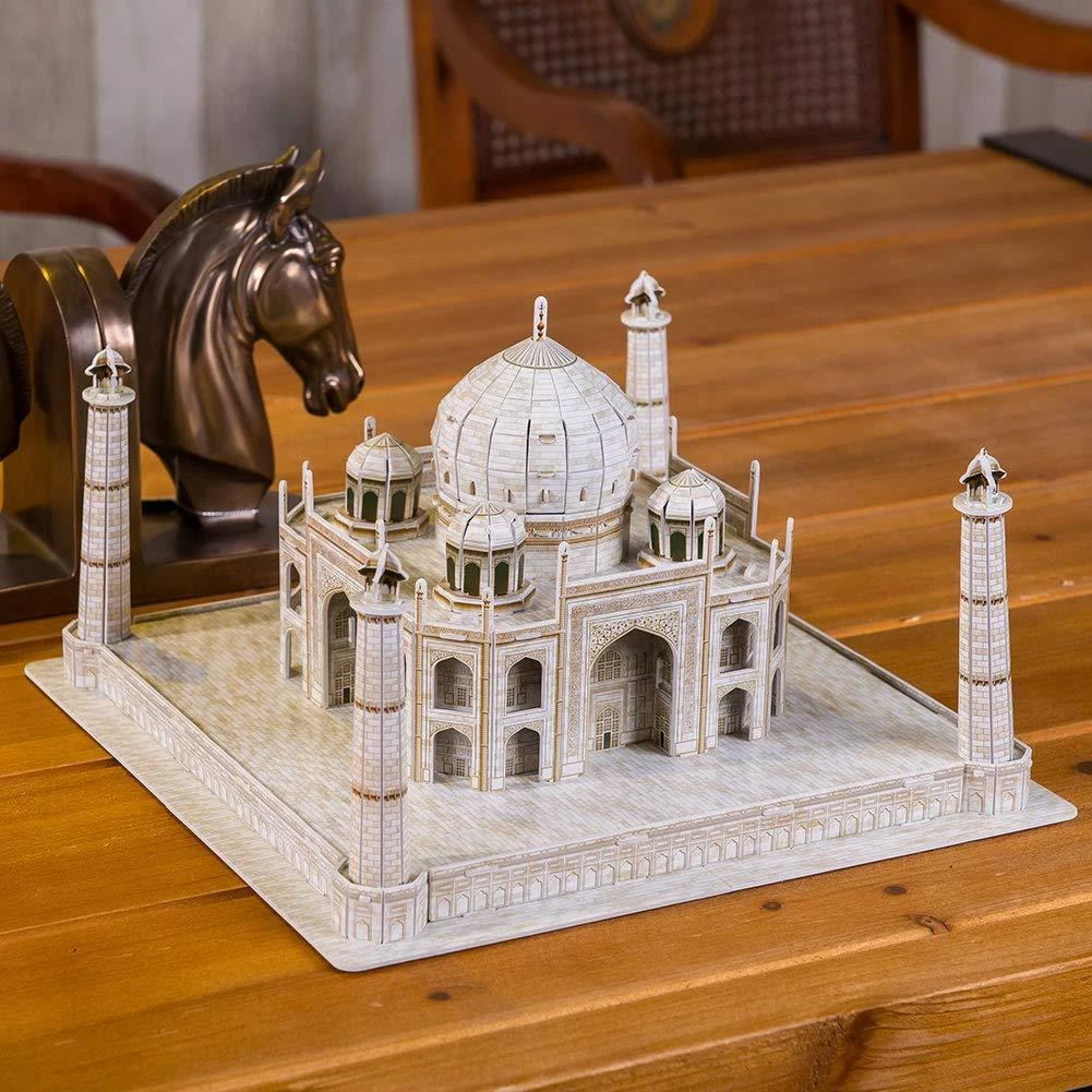 CUBICFUN 3D dėlionė iš serijos „National Geographic“ - „Taj Mahal“ aprašymas - Prekės nuotrauka