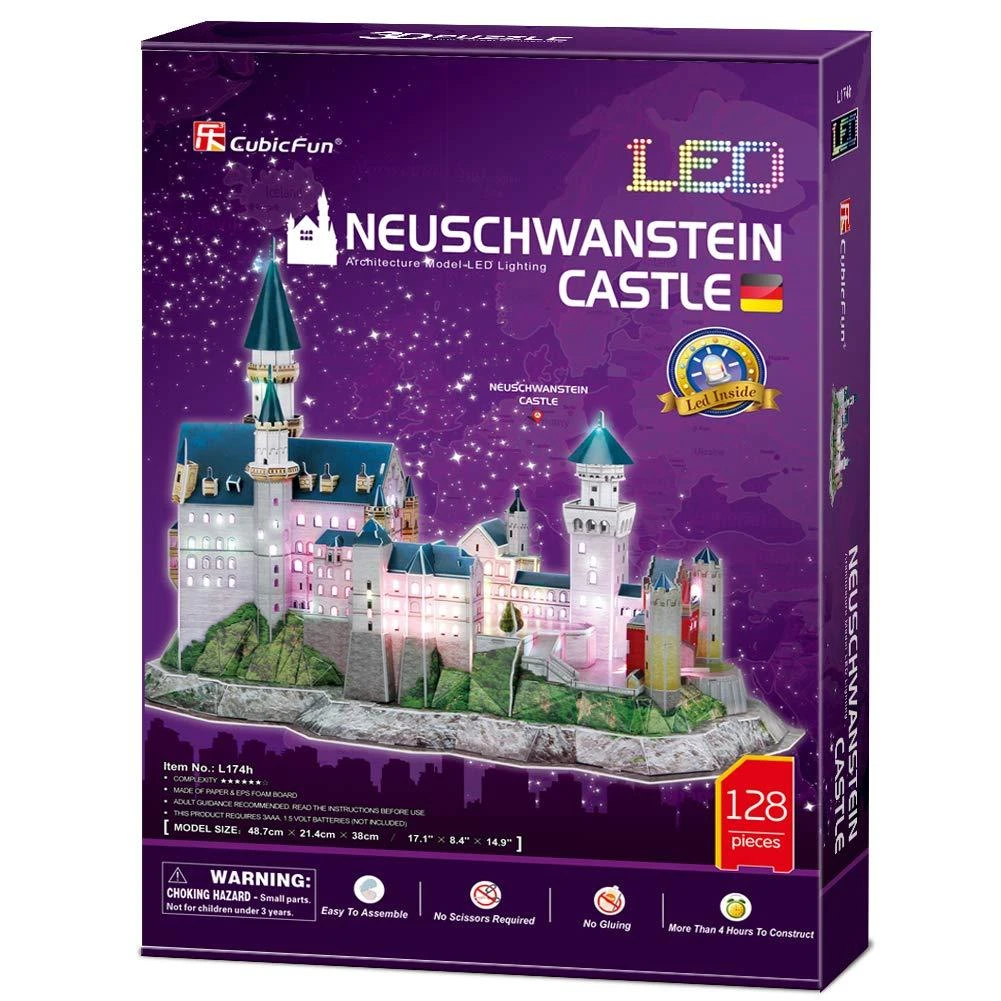 Dėlionė Dante CubicFun 3D galvosūkis Noišvanšteino pilis
