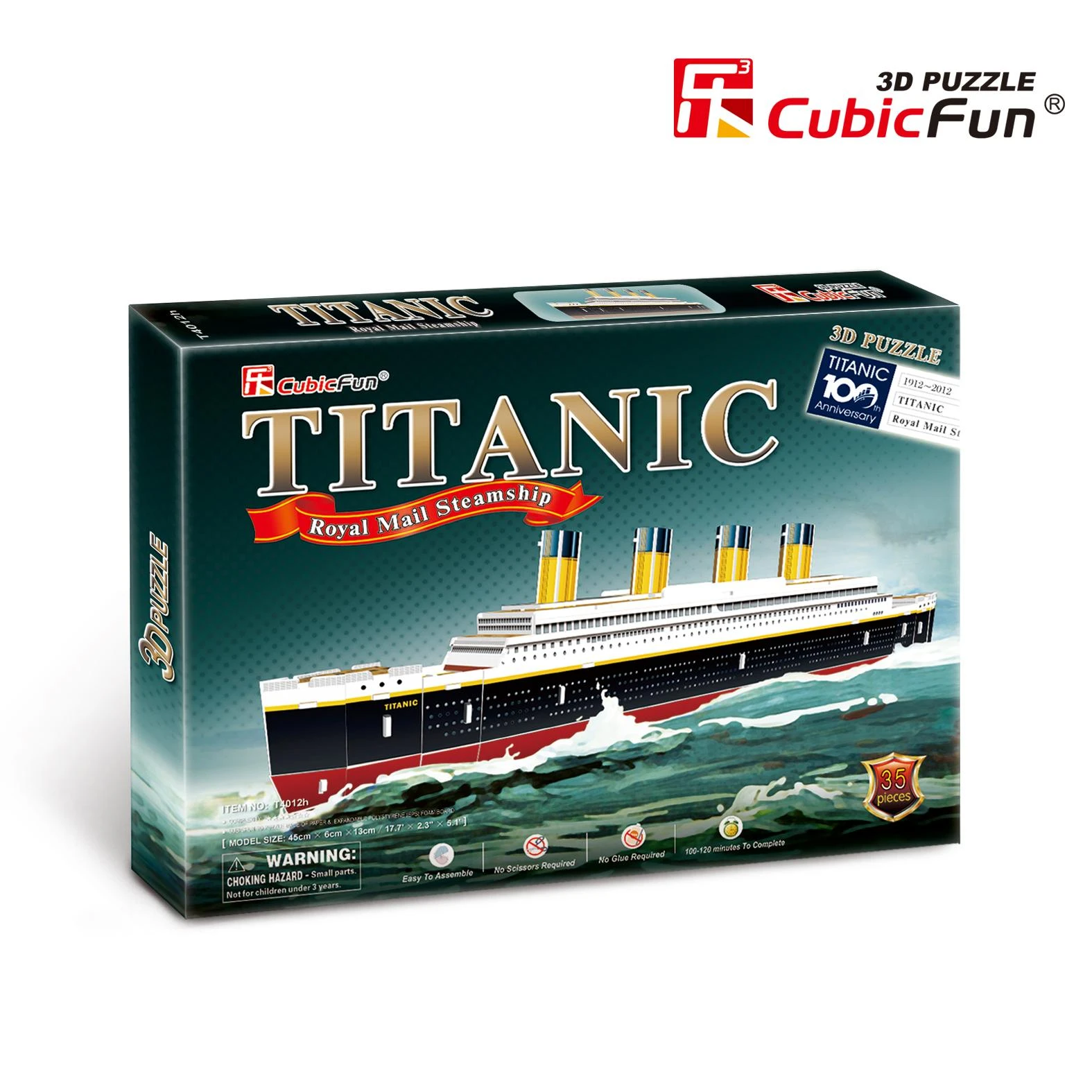 CUBICFUN 3D dėlionė „Titanikas"