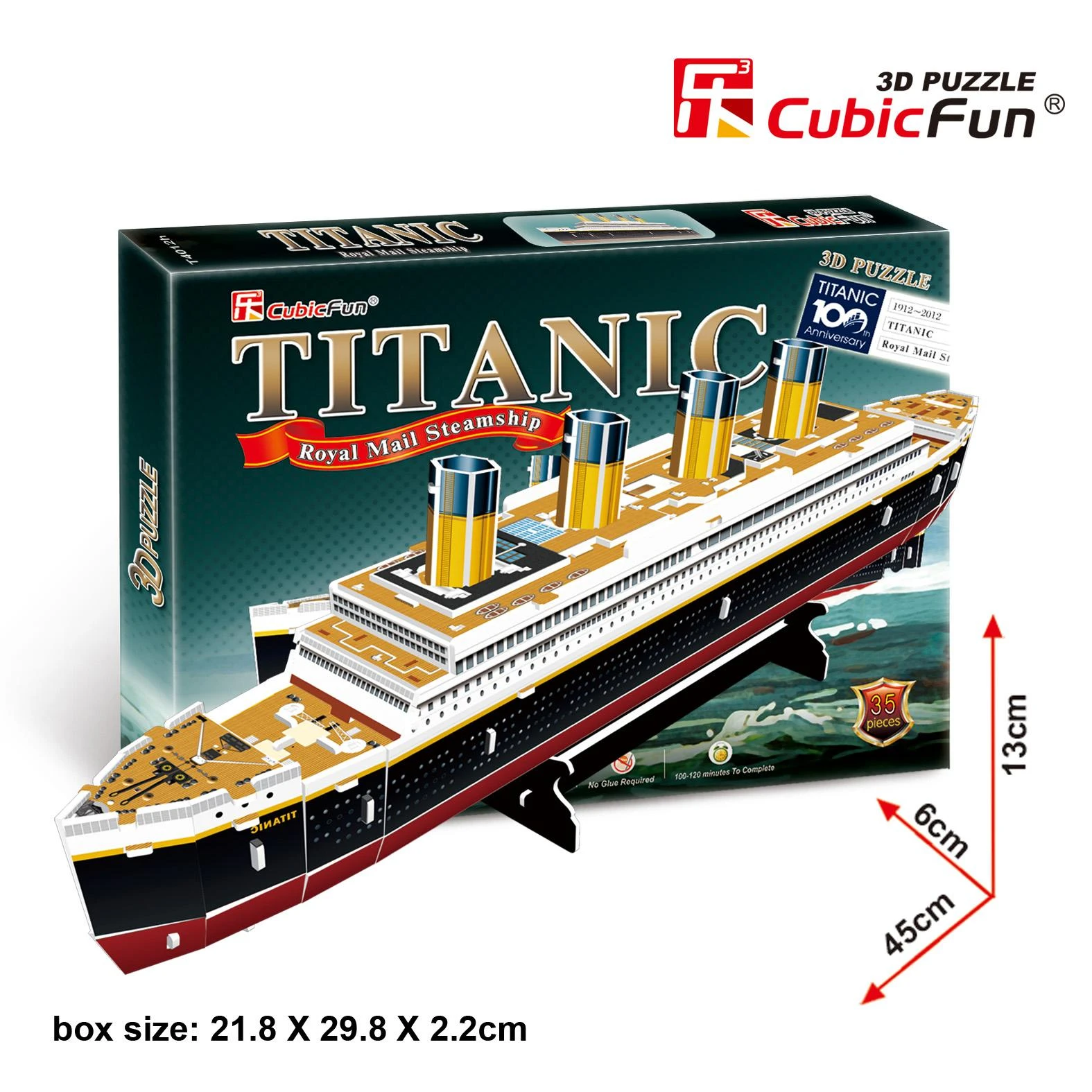 CUBICFUN 3D dėlionė „Titanikas"