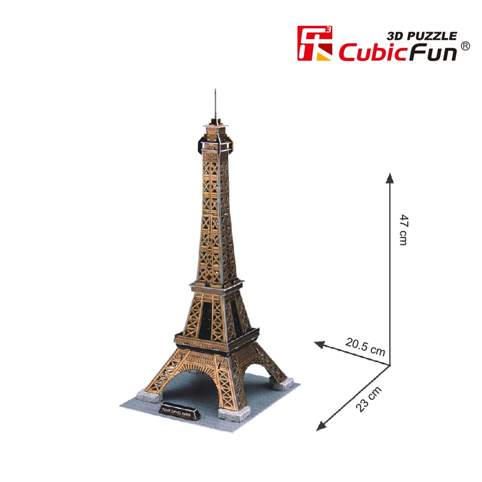 CUBICFUN 3D dėlionė „Eifelio bokštas“