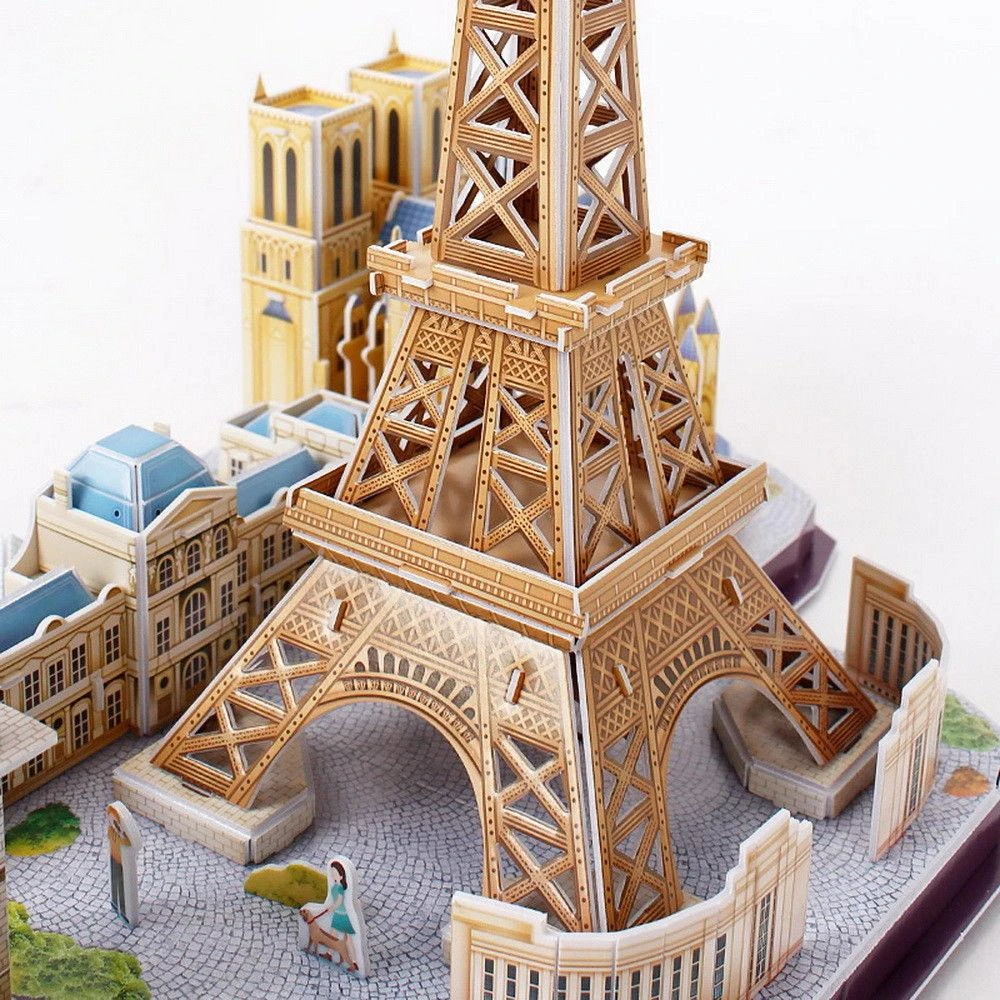 CUBICFUN 3D dėlionė „Paryžius“
