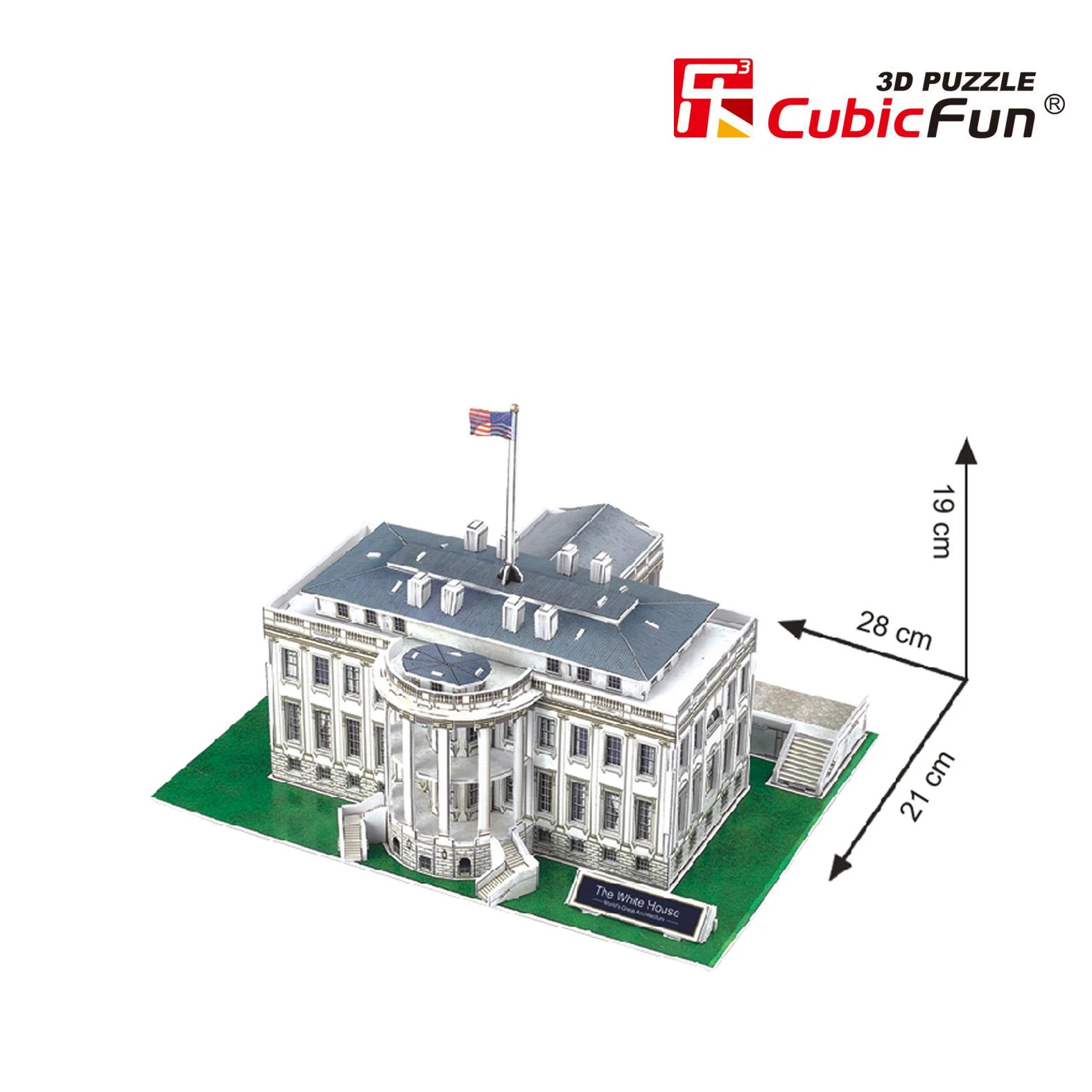 Dėlionė CUBICFUN Valge Maja